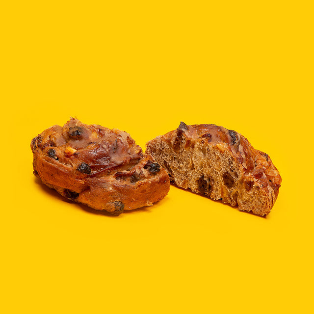 Buns Viennois aux Raisins, Orange & Muscade