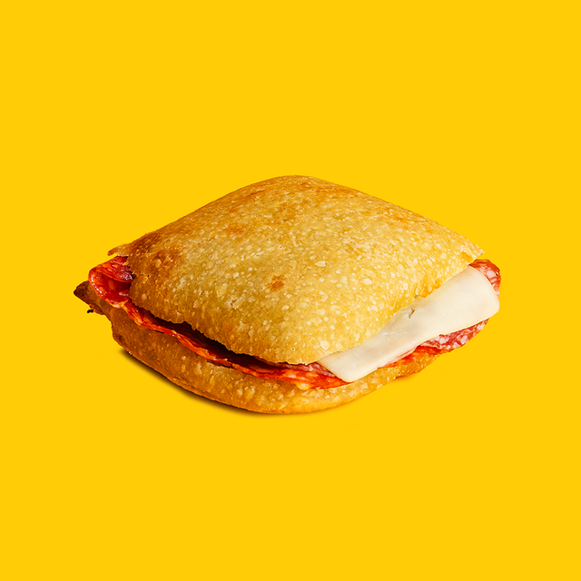 Panini Salami, Calabrese & mozzarella