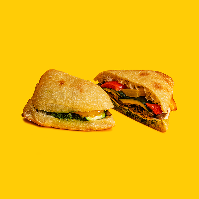Panini aux Légumes grillés & pesto vert
