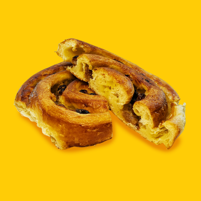 Rum and raisin roll