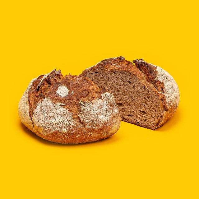 Miche Volcan Blé Intégral & Seigle sur Levain